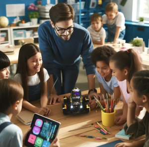 AI robot in the classroom